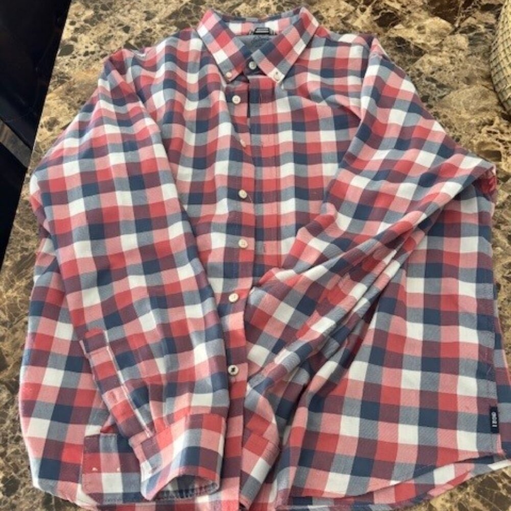 Men's Izod  XL Dress Button Down Long Sleeve Shirt